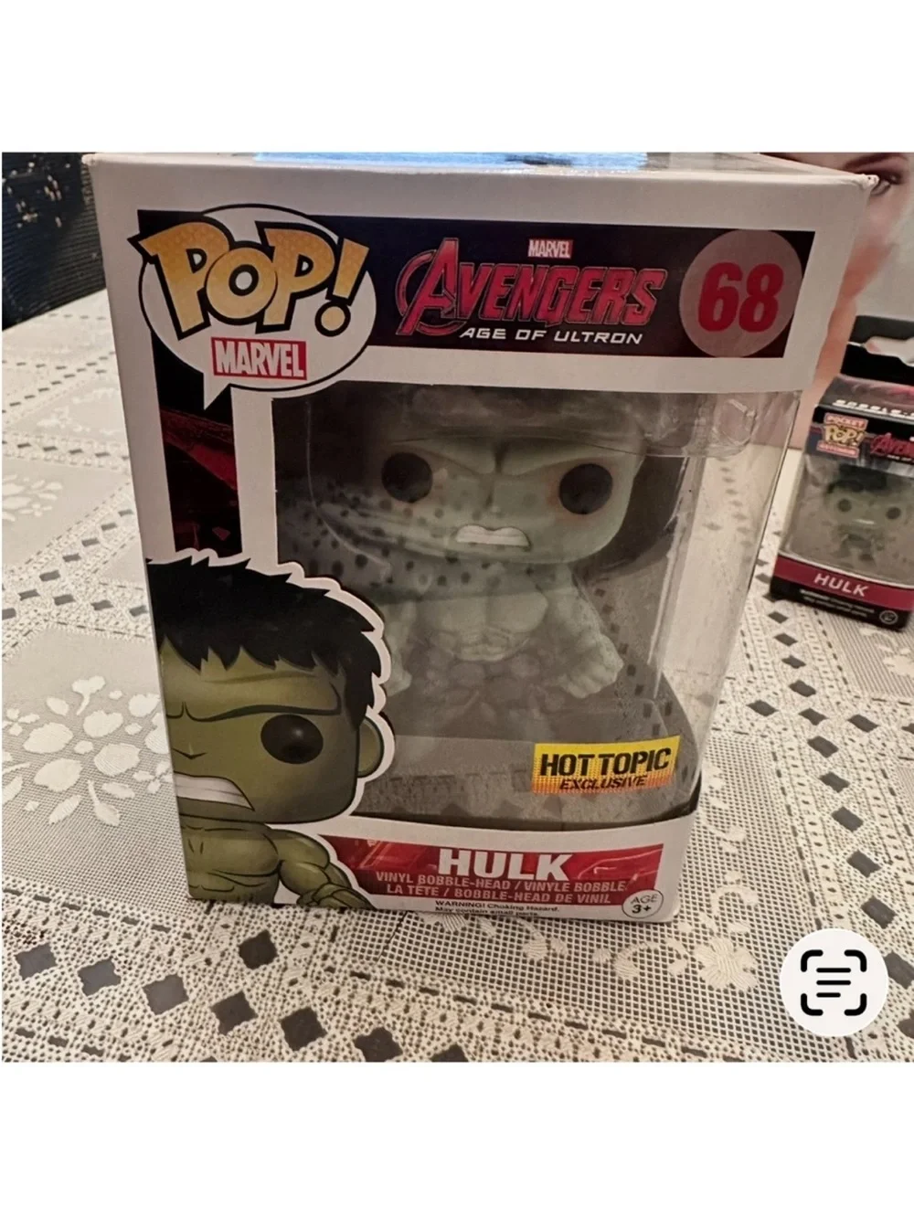 Funko Pop Marvel Hulk #68 +Pocket PopHulk & Jason Voorhees Bundle Hot Topic